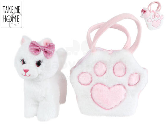 Plush toy - 95435 - CAT with BAG - size 20 cm