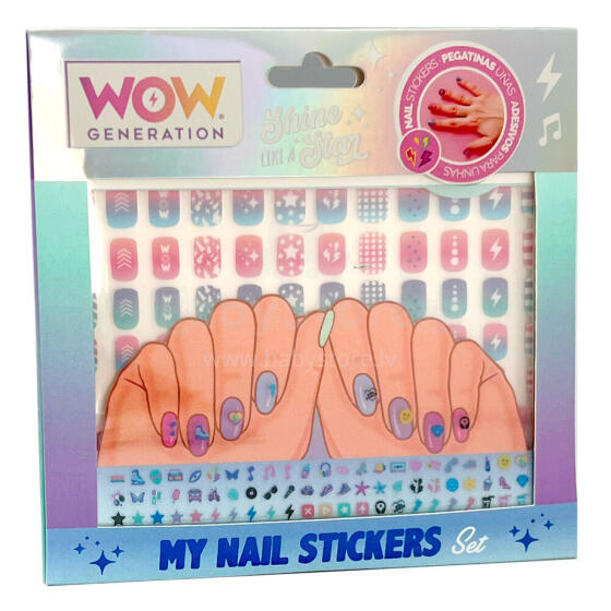 WOW GENERATION nagu uzlīmju komplekts, WOW00167
