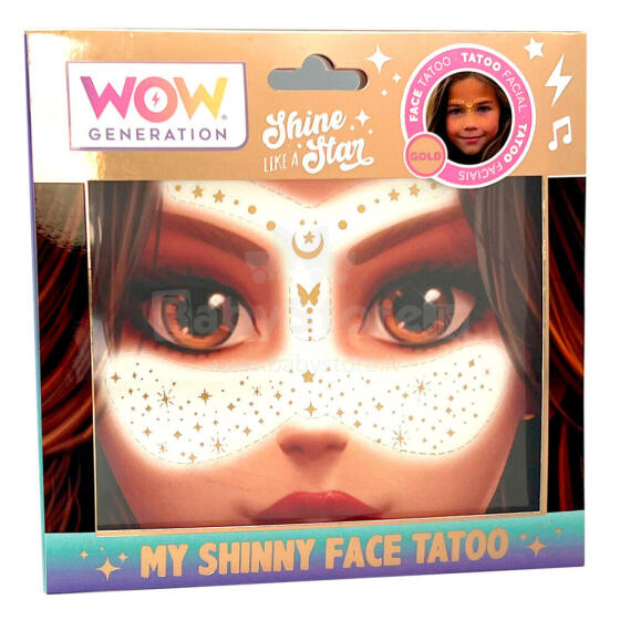 WOW GENERATION sejas tetovējumi My Shiny Face Tattoo, WOW00168