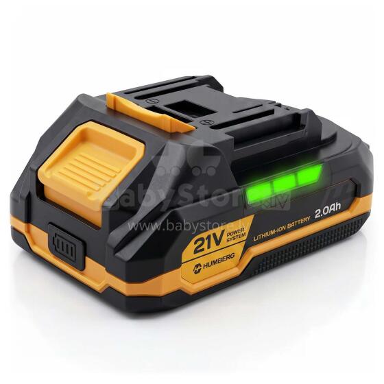 21V 2Ah аккумулятор для электроинструментов Humberg Li-ion 5 ячеек HM-433