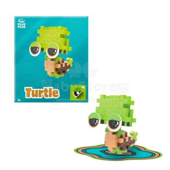 Plus Plus Constructor LITTLE ANIMAL - sleepy turtle