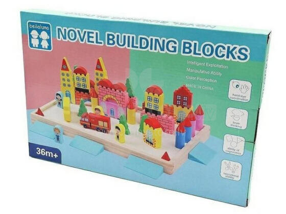 KLOCKI DREWNIANE