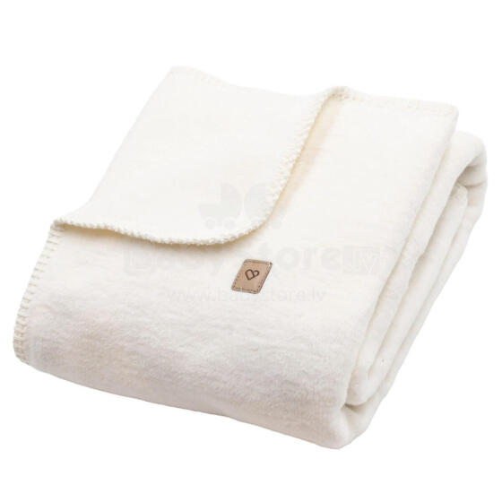 Blanket - OLSO - ONE COLOR - size 75x100 - MILK