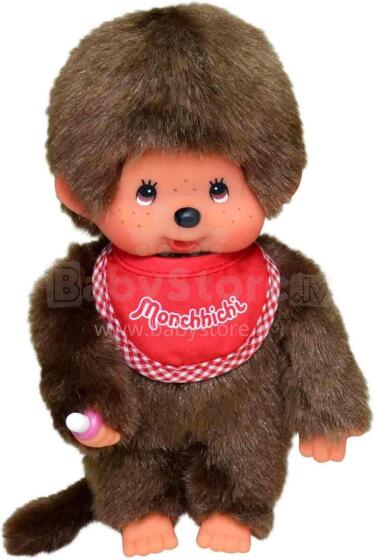 MONCHHICHI Мягкая игрушка Мальчик, красный, 20 см