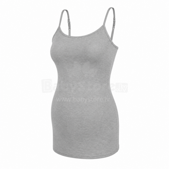 Women Maternity Undershirt  Spaghetti Top Art.300412 Grey Топ для беременных и кормления