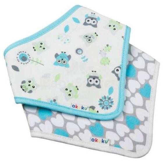 AKUKU Art.A1471 baby-bib  (2 pcs)