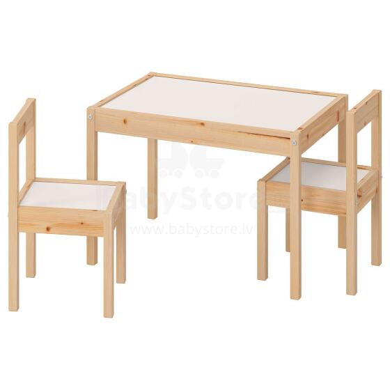 Latt Art.501.784.11   the set of a table and 2 chairs