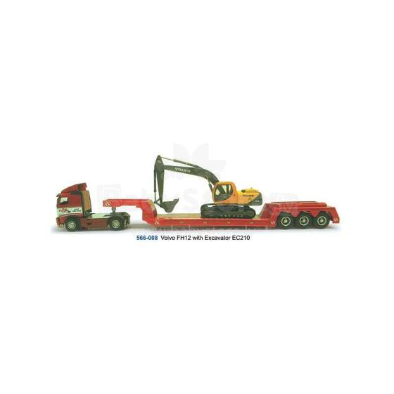Cararama Volvo truck with construction car Art.A00566