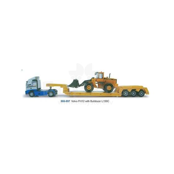 Cararama Volvo truck with construction car Art.A00566