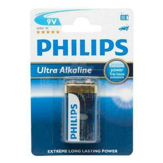Bateria PHILIPS Art.6LR61E1B/10 Ultra Alkaline 9V
