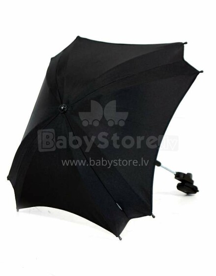 4Baby Sun Umbrella Art.31528 Black Зонтик для колясок (Универсальный)
