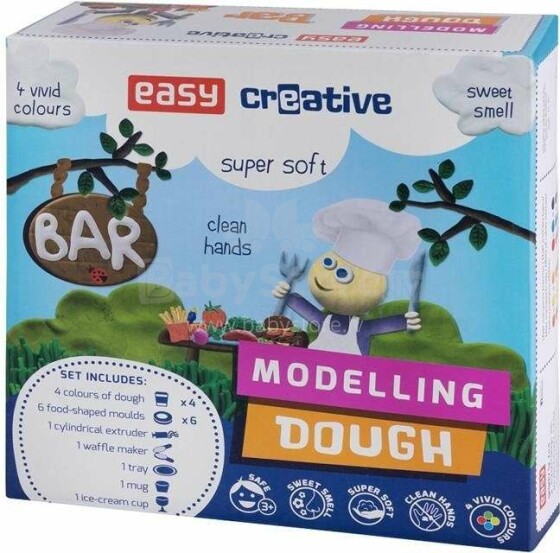 Easy Creative Bar Art.88341 Modelling dough Set