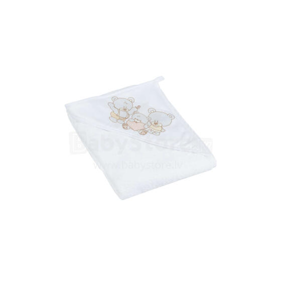 Tega Baby Bear Art.MS-015 Baby Bath Towel 100 х 100cm