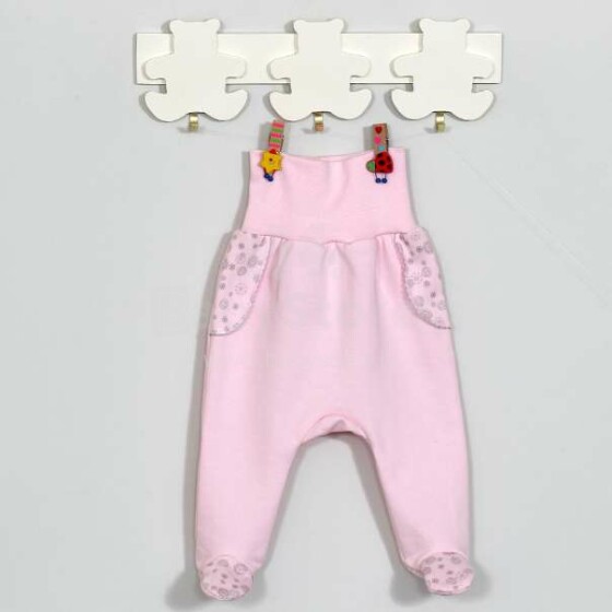 Vilaurita Art.716 Pipa Cotton kūdikių kelnės su plačiu diržu