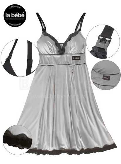 La Bebe™ Nursing Cotton Mia  Art.32748 Light Grey