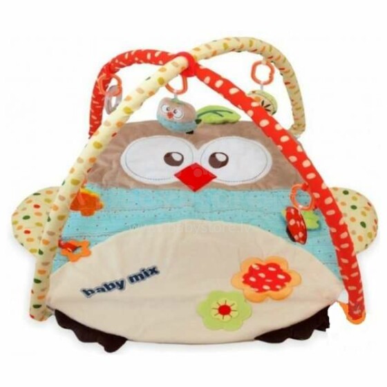 BabyMix Owls Art.3328C Развивающий коврик с игрушками Сова