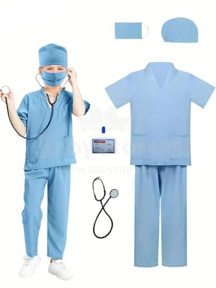 Doctor Set Smile Dentist  Art.33000 Blue Play set accessories for brave doctor - Superhero smile