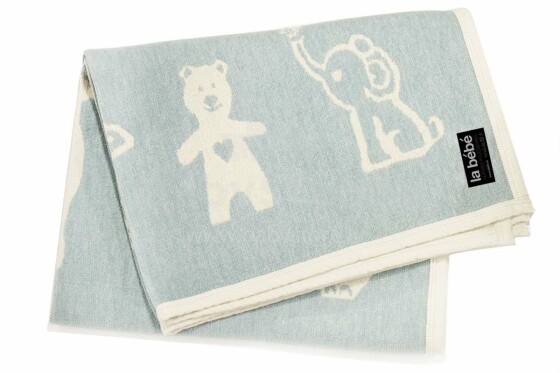 „La Bebe ™“ organinės medvilnės menas. 33047 Natūralios medvilnės antklodė / antklodė vaikams 90х140cm