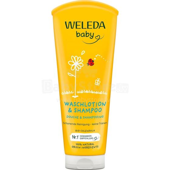 Weleda Art.WL52312 Kliņģerīšu šampūns un dušas ziepes 200ml