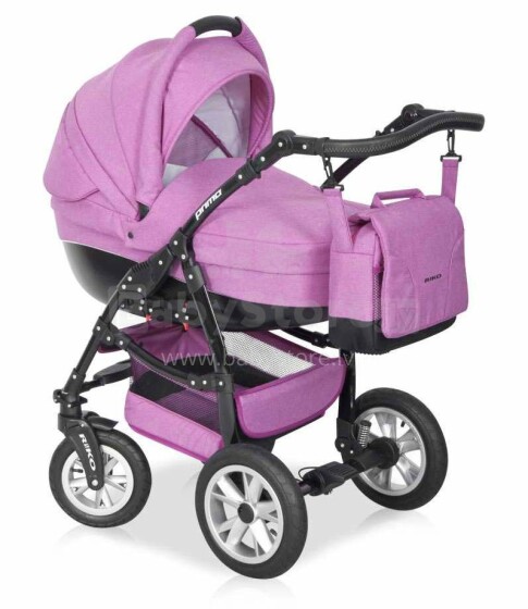 „Aga Design Riko Primo 2 in 1 Pink“ universalus vežimėlis