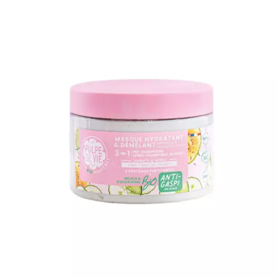 Pulpe De Vie Hair Mask Art.34583 Укрепляющая и распутывающая маска для волос 3 в 1 Chapeau Melon, 300 мл