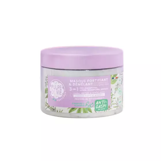 Pulpe De Vie Hair Mask Art.34585 маска для волос 3в1 для объема и распутывания с конопляным маслом, 300 мл