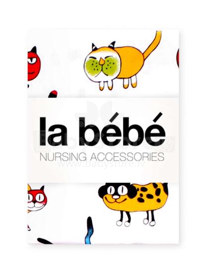 La Bebe™ Satin 40x40 Art.35534 Cats Pillow case 40x40cm