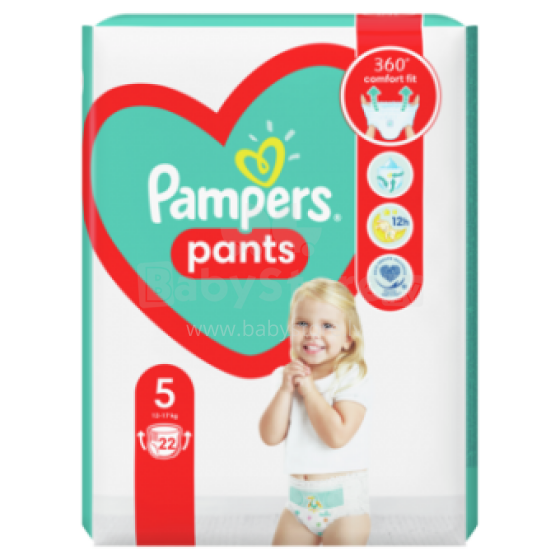 Pampers Pants Carry Pack S5, 22 gab. Art.P04H690