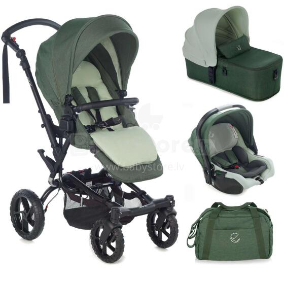 Jane Crosswalk R Micro Koos Isize R1 Art.5575 U08 Forest Green Stroller 3in1