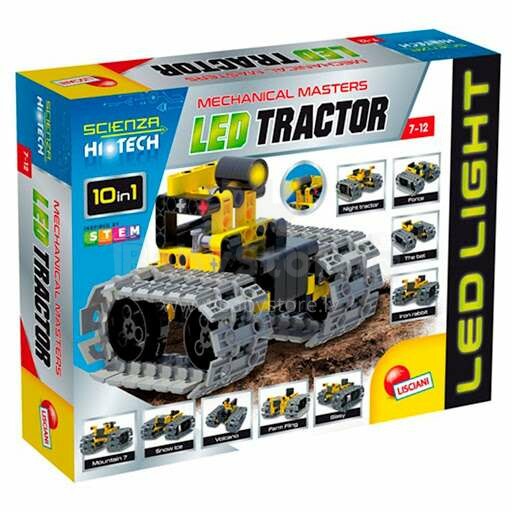 Lisciani Giochi Led Tractor Art.66124	Konstruktors 10 in 1