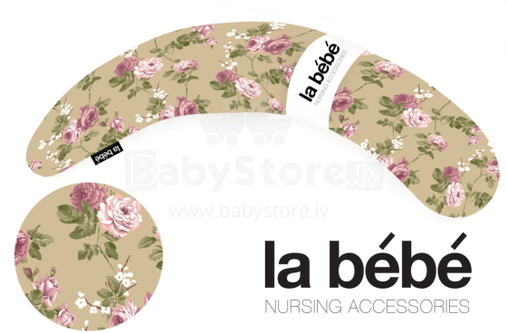 La Bebe™ Moon Maternity Pillow Cover Art.37991 Roses Дополнительный чехол [навлочка] для подковки