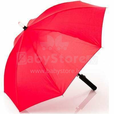 Fillikid Children's Umbrella Art.6100-02 Red With integrated LED flashlight
