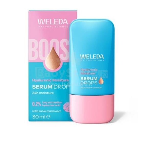 Weleda Art.3924 Moisturizing serum drops with hyaluronic acid and snow mushroom, 30ml