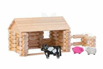 Varis Toys Farm Art.G-17  деревянный конструктор,56 деталей