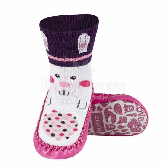 Soxo Baby Art.33375 - 1 slippers with leather sole