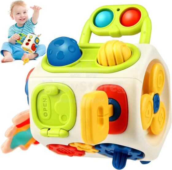 Vanmor Busy Cube for Toddlers Kids 10 in 1 Art.39963