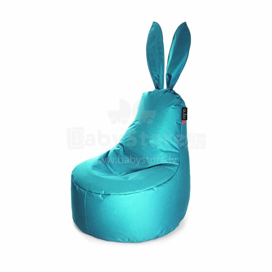 „Qubo Mommy Rabbit Aqua Pop Art.40017“ sėdmaišis, pūstuvai, minkšti sėdmaišiai su sėdmaišiu