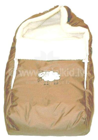 Sophie Traingle Art. 4033 Beige Baby Sleeping Bag Guļammaiss ar Aitas Vilnas Oderi