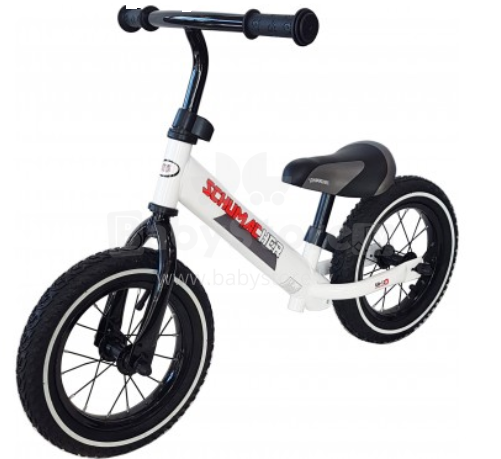 Aga Design Schumacher Kid Go-12 Art.HD-015 Grey  Детский велосипед - бегунок с металлической рамой и надувными колёсами