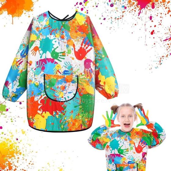 Waterproof Painting Coat Art.42586  Lacīte / Priekšautiņš Silikona ar rociņām