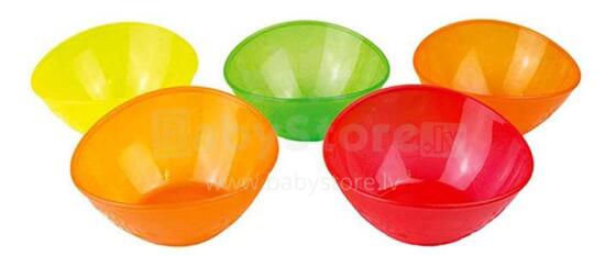 Munchkin 5 PACK MULTI-CLOURED FEEDING BOWLS
