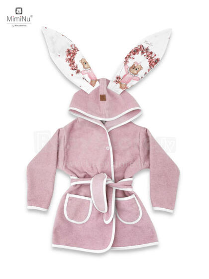 MimiNu Bathrobe With Hood and Ears