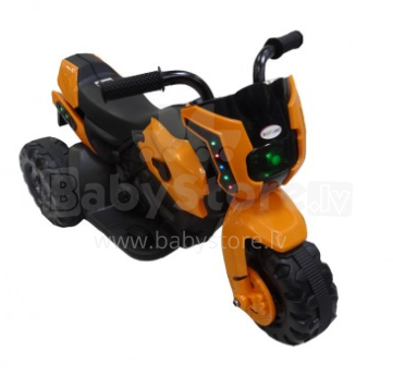 Aga Design Motocycle Art.XJ-MB999 Orange Детский электромобиль со световыми и звуковыми эффектами