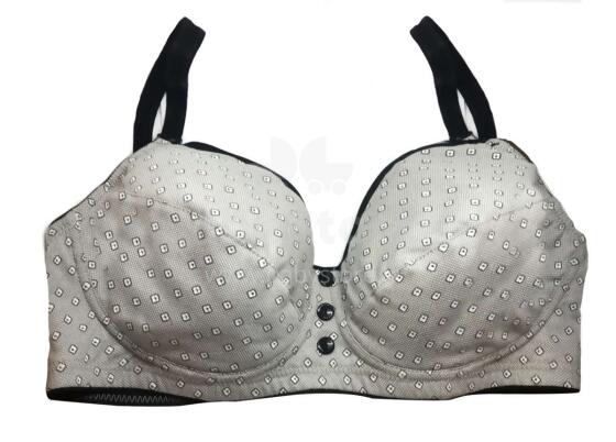 La Bebe™ Lingerie Bio Cotton Art.44215 Grey Maternity and nursing bra