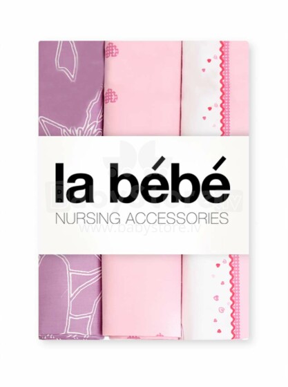 La Bebe Nursing Комплект детских пеленочек [хлопок/сатин] 75x75cm