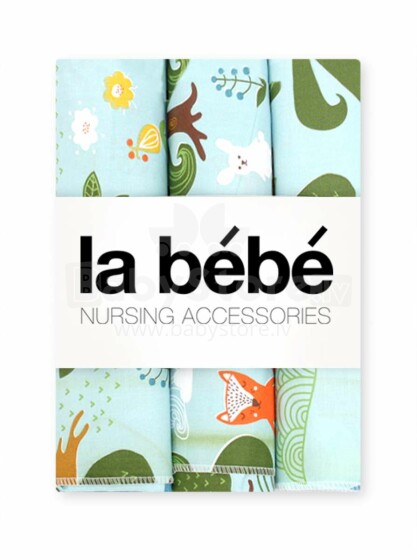 La Bebe Nursing Комплект детских пеленочек [хлопок/сатин] 75x75cm