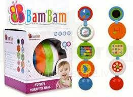 „BamBam Art.326888“ juokingas įvairovės kamuolys Interaktyvus muzikinis atidarymo kamuolys