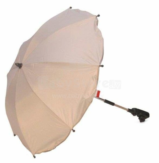 4Baby Sun Umbrella Art.45563 Beige Universālais Ratu Saulessargs/Lietussargs ratiņiem