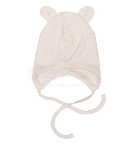 Wooly Organic Baby Hat Art.45763 Ecru Шапочка для малышей 100% органический хлопок