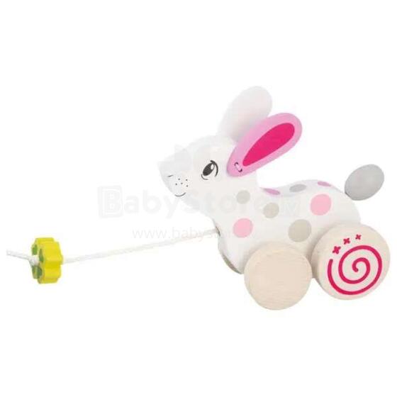 Goki ART. 54897 Rabbit, pull along animal